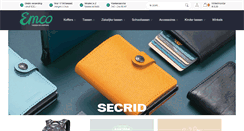 Desktop Screenshot of emcolederwaren.nl